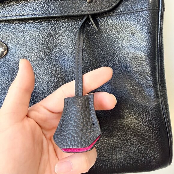 Mac Douglas Pyla Buni Black Leather Bag – Large Handbag Tote - Picture 6 of 15